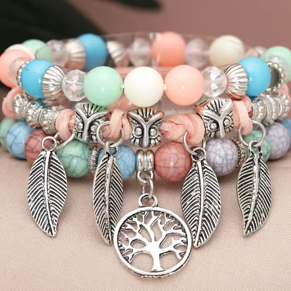 🌺 Brand New Beaded Layered Boho Chic Bohemian Bracelet